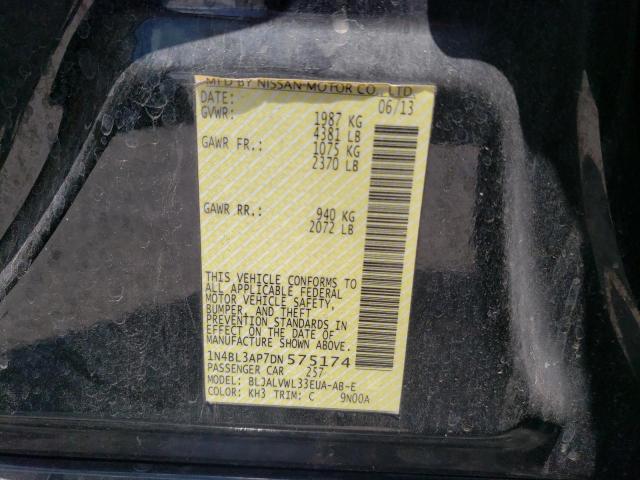 Photo 10 from auction – 2013 NISSAN ALTIMA 3.5 with VIN 1N4BL3AP7DN575174