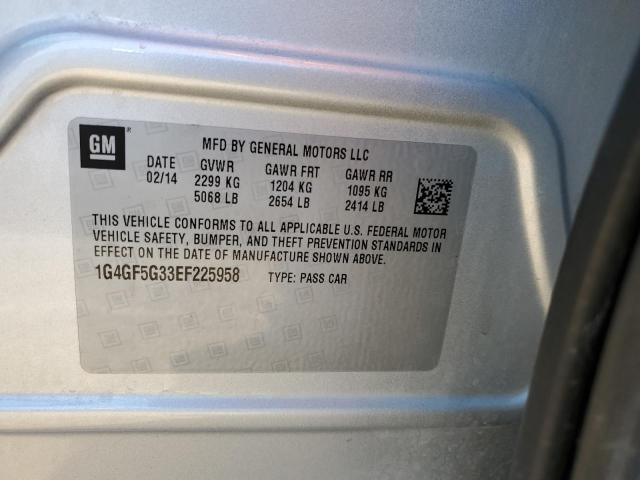 Photo 10 from auction – 2014 BUICK LACROSSE T with VIN 1G4GF5G33EF225958