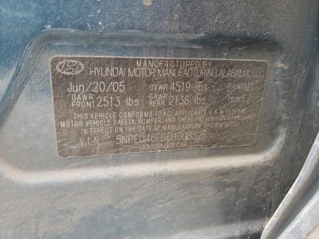 Photo 10 from auction – 2006 HYUNDAI SONATA GLS with VIN 5NPEU46F96H008526