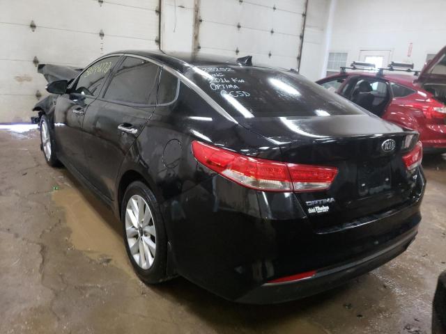 Photo 3 from auction – 2016 KIA OPTIMA EX with VIN 5XXGU4L37GG078364