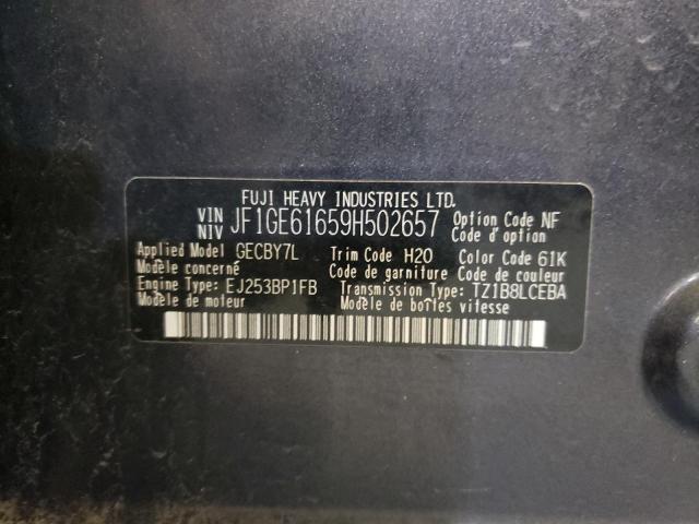 Foto 10 de la subasta – 2009 SUBARU IMPREZA 2. con VIN JF1GE61659H502657
