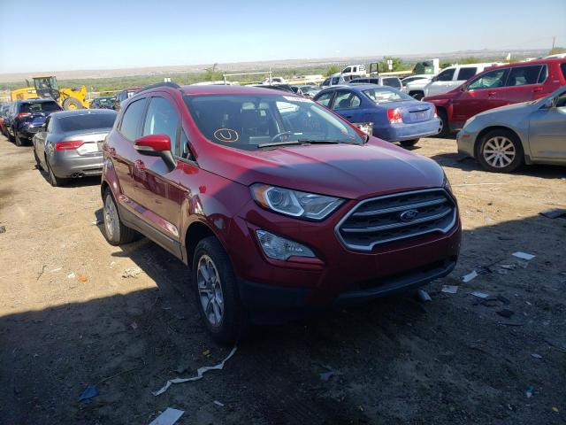 FORD ECOSPORT S 2020 with VIN MAJ3S2GEXLC356646 - Photo from auction