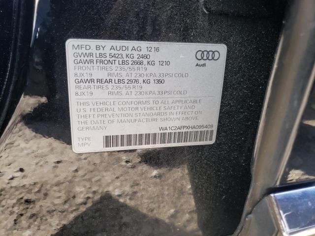 Photo 10 from auction – 2017 AUDI Q5 PREMIUM with VIN WA1C2AFPXHA095409