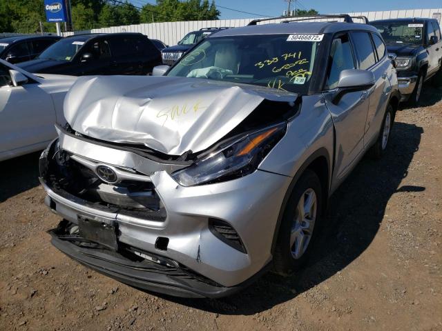 Photo 2 from auction – 2022 TOYOTA HIGHLANDER with VIN 5TDCZRBH9NS189052
