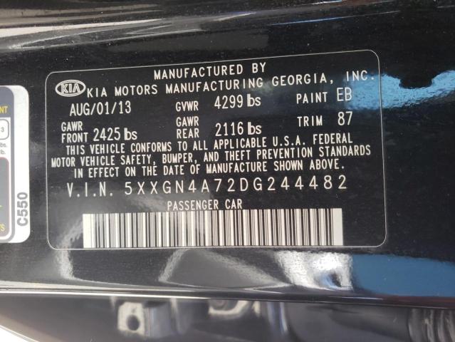 صورة رقم 10 من المزاد - 2013 KIA OPTIMA EX مع VIN 5XXGN4A72DG244482