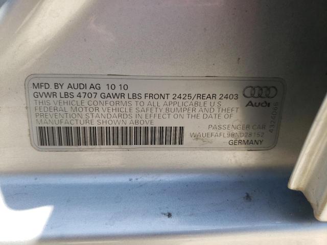 Photo 10 from auction – 2011 AUDI A4 PREMIUM with VIN WAUEFAFL9BN028152