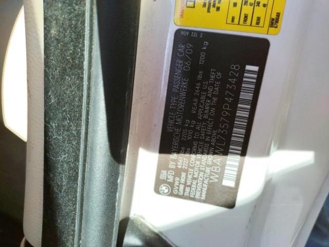 Photo 10 from auction – 2009 BMW 335 I with VIN WBAWL73579P473428