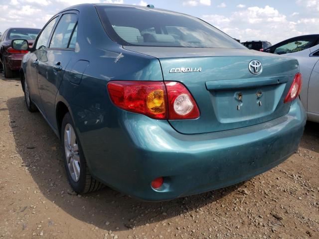 Photo 3 from auction – 2009 TOYOTA COROLLA BA with VIN 2T1BU40E29C034993