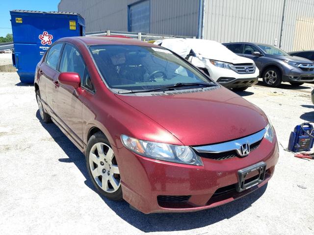 HONDA CIVIC LX 2010 with VIN 19XFA1F5XAE068802 - Photo from auction