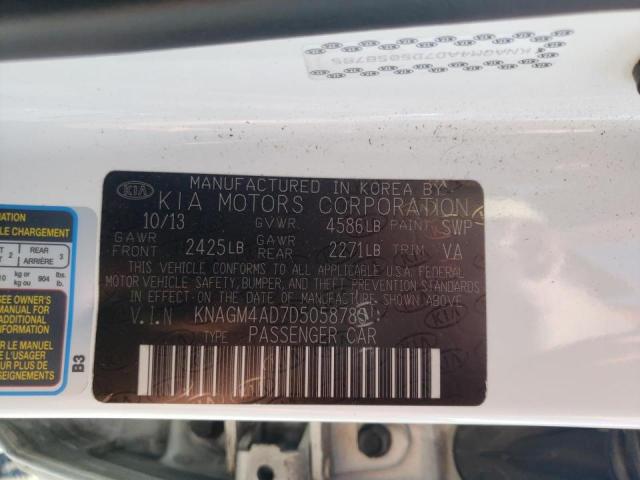 Photo 10 from auction – 2013 KIA OPTIMA HYB with VIN KNAGM4AD7D5058785