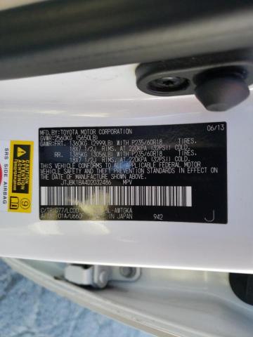 Photo 10 from auction – 2013 LEXUS RX 350 BAS with VIN JTJBK1BA4D2032486
