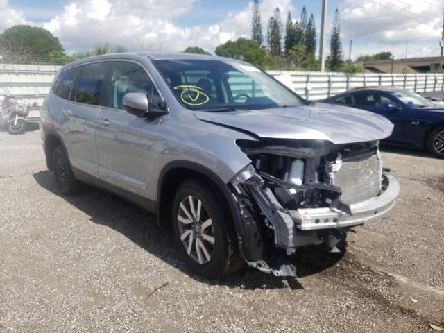 HONDA PILOT EX 2020 with VIN 5FNYF5H3XLB001692 - Photo from auction