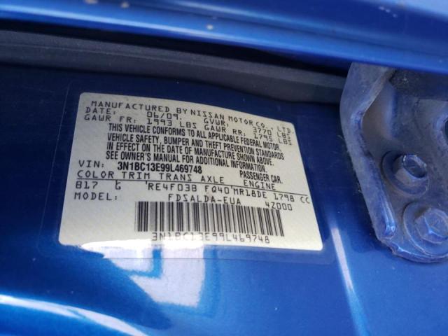 Photo 10 from auction – 2009 NISSAN VERSA S with VIN 3N1BC13E99L469748