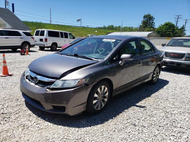 Photo 2 from auction – 2009 HONDA CIVIC EX with VIN 19XFA16889E040664