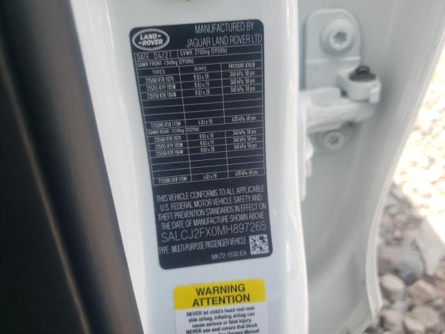 Photo 10 from auction – 2021 LAND ROVER DISCOVERY with VIN SALCJ2FX0MH897265