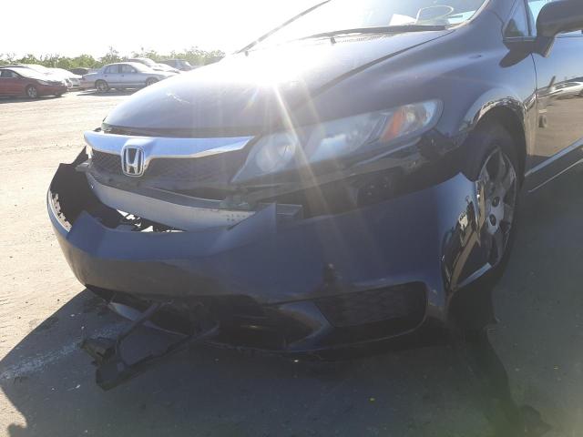 Photo 9 from auction – 2010 HONDA CIVIC LX with VIN 19XFA1F59AE041235