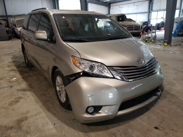 TOYOTA SIENNA XLE 2015 with VIN 5TDYK3DC9FS571849 - Photo from auction