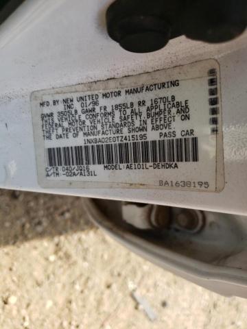 Photo 10 from auction – 1996 TOYOTA COROLLA with VIN 1NXBA02E0TZ415195