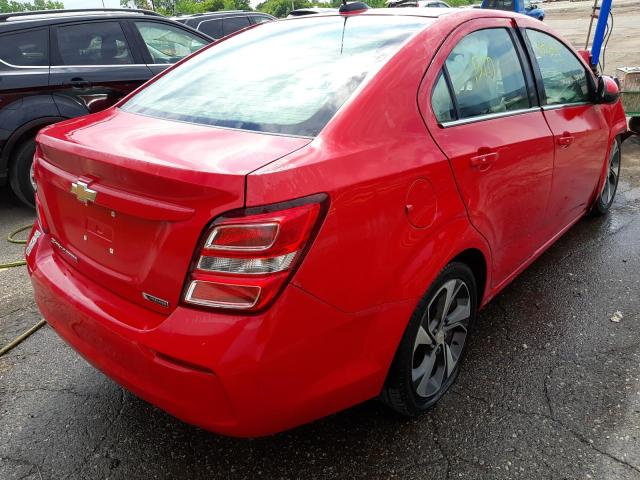 Photo 4 from auction – 2018 CHEVROLET SONIC PREM with VIN 1G1JF5SB6J4135467