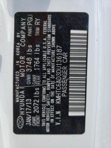 Photo 10 from auction – 2013 HYUNDAI VELOSTER with VIN KMHTC6AD3DU136187