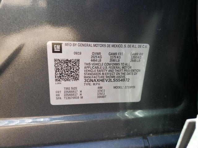 Photo 10 from auction – 2020 CHEVROLET EQUINOX LS with VIN 3GNAXHEV2LS554972