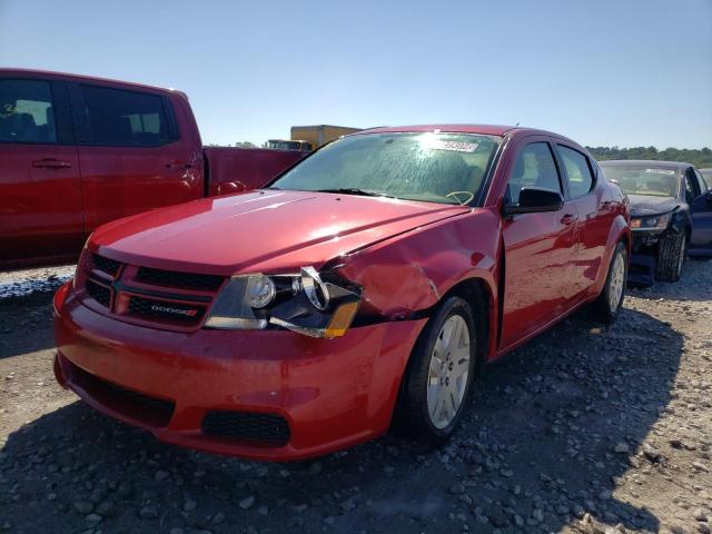 Photo 2 from auction – 2014 DODGE AVENGER SE with VIN 1C3CDZAB5EN189281