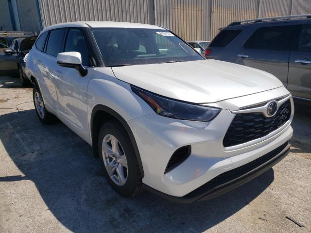 Photo 1 from auction – 2022 TOYOTA HIGHLANDER with VIN 5TDCZRAH9NS097327
