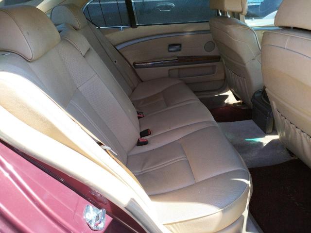 Photo 6 from auction – 2005 BMW 7 SERIES with VIN WBAGN635X5DS59411