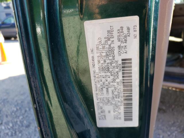 Photo 10 from auction – 2002 TOYOTA TUNDRA ACC with VIN 5TBBT481X2S318804