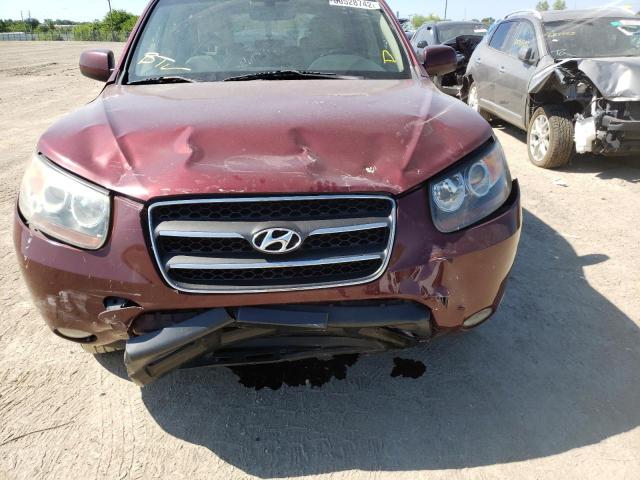 Photo 9 from auction – 2007 HYUNDAI SANTA FE S with VIN 5NMSH73E57H050386