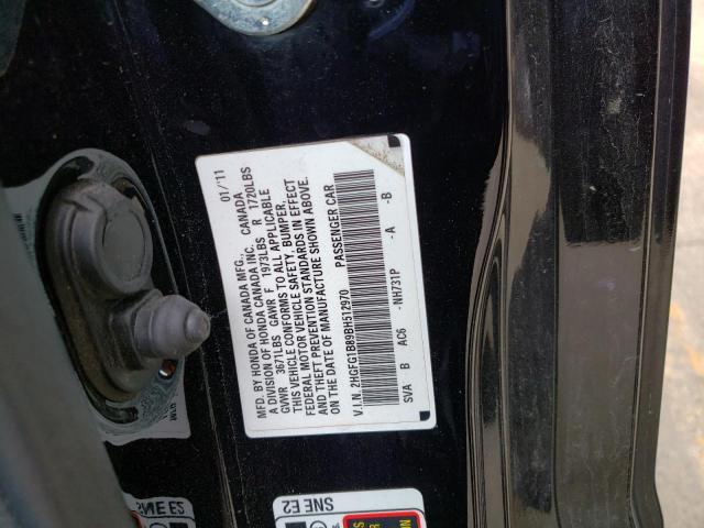 Photo 10 from auction – 2011 HONDA CIVIC EX with VIN 2HGFG1B89BH512970