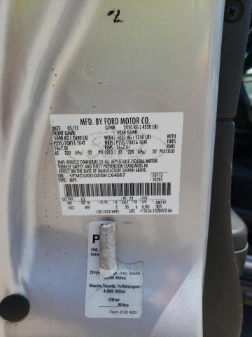 Photo 10 from auction – 2011 FORD ESCAPE XLT with VIN 1FMCU0DG5BKC64567