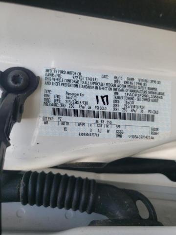Photo 10 from auction – 2015 FORD FOCUS SE with VIN 1FADP3F25FL336845