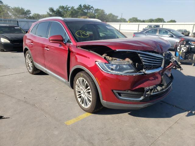 LINCOLN MKX RESERV 2017 with VIN 2LMPJ6LR9HBL13857 - Photo from auction