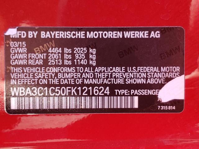 Photo 10 from auction – 2015 BMW 328 I SULE with VIN WBA3C1C50FK121624