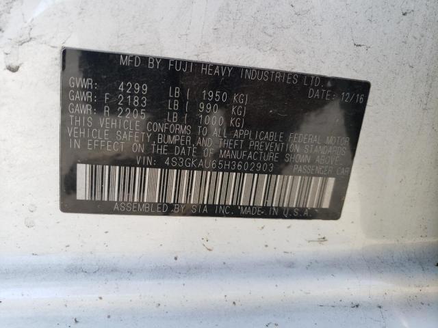 Photo 10 from auction – 2017 SUBARU IMPREZA LI with VIN 4S3GKAU65H3602903