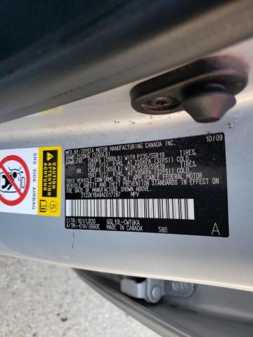 Zdjęcie 10 z aukcji – 2010 LEXUS RX 350 z VIN 2T2ZK1BA8AC017287