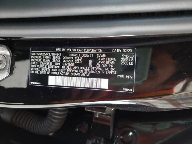 Photo 10 from auction – 2020 VOLVO V60 CROSS with VIN YV4102WK1L1044643