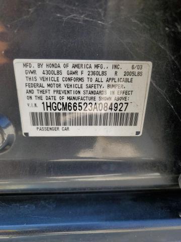 Photo 10 from auction – 2003 HONDA ACCORD EX with VIN 1HGCM66523A084927