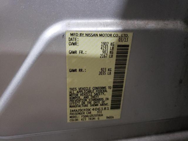 Фото 10 с аукциона – 2013 NISSAN LEAF S с VIN 1N4AZ0CP2DC406181