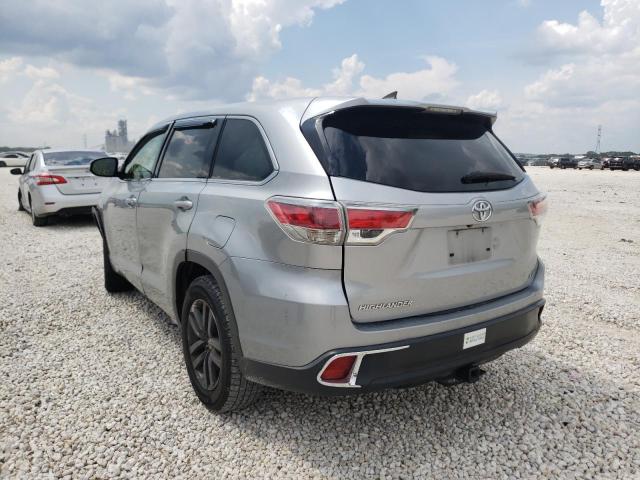 Photo 3 from auction – 2015 TOYOTA HIGHLANDER with VIN 5TDZARFH8FS011582