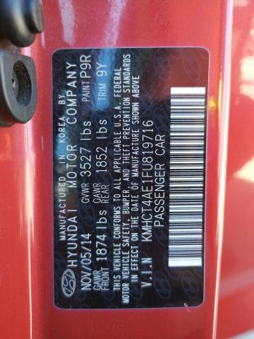 Photo 10 from auction – 2015 HYUNDAI ACCENT GLS with VIN KMHCT4AE1FU819716