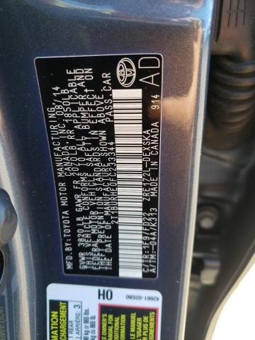 Photo 10 from auction – 2015 TOYOTA COROLLA L with VIN 2T1BURHE0FC233344