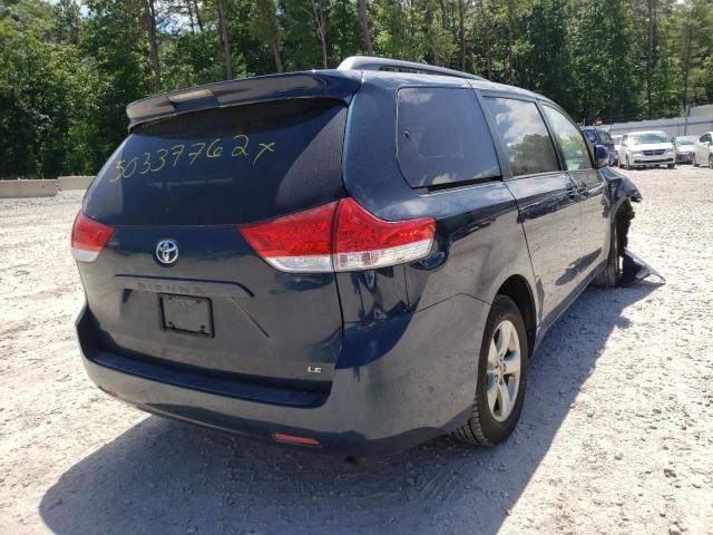 Photo 4 from auction – 2011 TOYOTA SIENNA LE with VIN 5TDKK3DC6BS014994