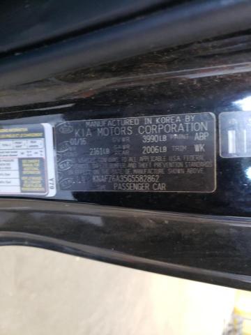 Photo 10 from auction – 2016 KIA FORTE SX with VIN KNAFZ6A35G5582862