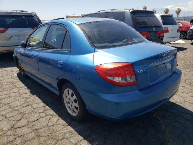 Photo 3 from auction – 2005 KIA RIO with VIN KNADC125256376255