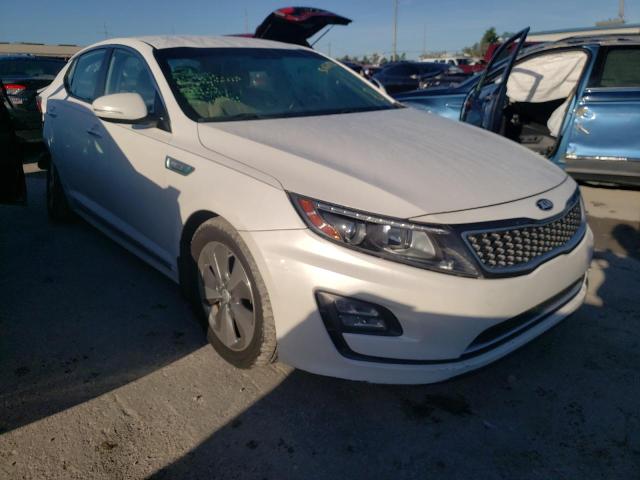 KIA OPTIMA HYB 2015 with VIN KNAGN4AD6F5082415 - Photo from auction