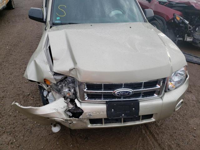 Photo 7 from auction – 2012 FORD ESCAPE XLT with VIN 1FMCU0D71CKC61425