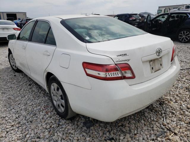 Photo 3 from auction – 2011 TOYOTA CAMRY BASE with VIN 4T1BF3EK8BU610089