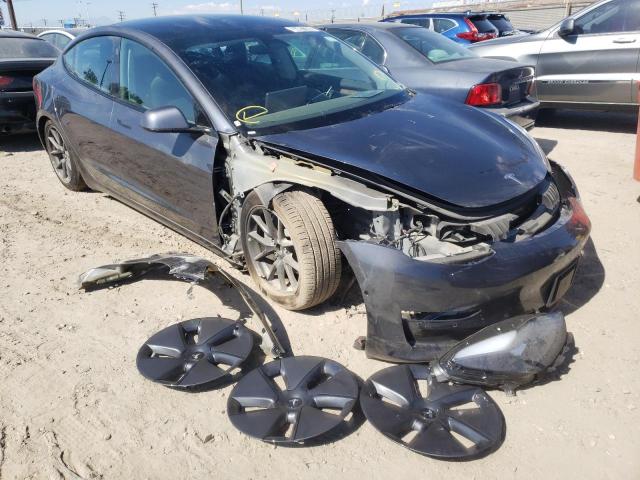 TESLA MODEL 3 2022 with VIN 5YJ3E1EB7NF190936 - Photo from auction